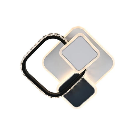 Lustra Led Cu Cristal Gella, Patrata, Lumina Rece/Calda/Neutra - vivimall.ro