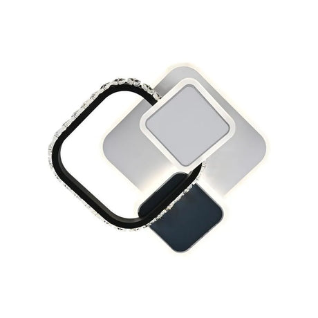 Lustra Led Cu Cristal Gella, Patrata, Lumina Rece/Calda/Neutra - vivimall.ro