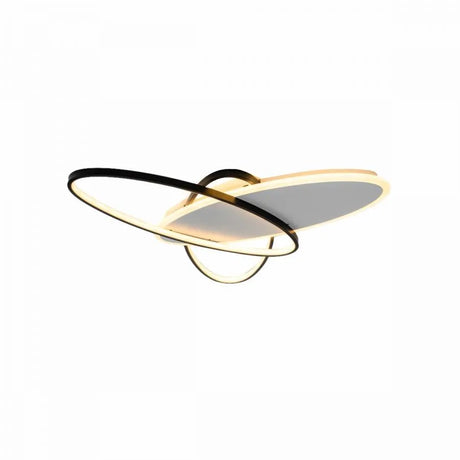 Lustra Led Cu Telecomanda Liguria, 3 Ovale, Lumina Rece/Calda/Neutra, Dimabila - vivimall.ro