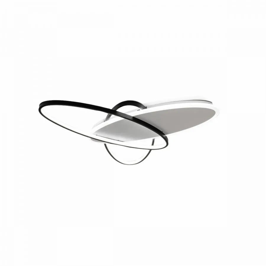 Lustra Led Cu Telecomanda Liguria, 3 Ovale, Lumina Rece/Calda/Neutra, Dimabila - vivimall.ro