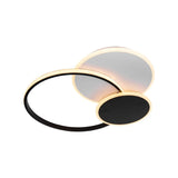 Lustra Led Cu Telecomanda Killian, 3 Cercuri, Lumina Rece/Calda/Neutra, Dimabila - vivimall.ro