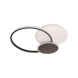 Lustra Led Cu Telecomanda Killian, 3 Cercuri, Lumina Rece/Calda/Neutra, Dimabila - vivimall.ro