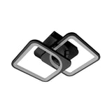 Lustra Led Cu Telecomanda Zoe, 2 Patrate, Lumina Rece/Calda/Neutra, Dimabila - vivimall.ro