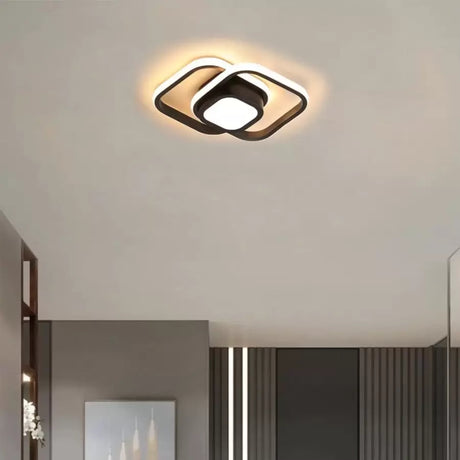 Lustra Led Duoform, 3 Patrate, Lumina Rece/Calda/Neutra - vivimall.ro