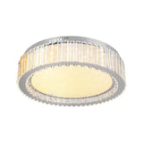 Lustra Led Cu Telecomanda Si Cristal Madox, Lumina Rece/Calda/Neutra, Dimabila - vivimall.ro