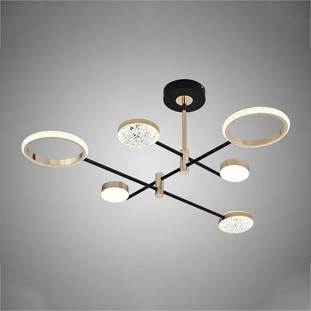 Lustra Led Augustus, 6 Elemente, Liniara, Lumina Rece/Calda/Neutra - vivimall.ro