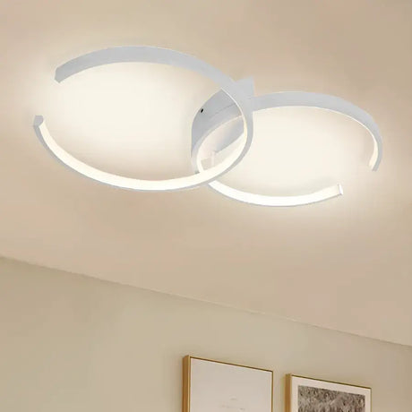 Lustra Led Cu Telecomanda Noah, 2 Elemente, Lumina Rece/Calda/Neutra, Dimabila - vivimall.ro