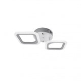 Lustra Led Erika, 2 Patrate, Lumina Neutra - vivimall.ro