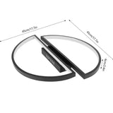 Lustra Led Cu Telecomanda Vector Arcus, 2 Elemente, Lumina Rece/Calda/Neutra, Dimabila - vivimall.ro