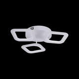 Lustra Led Erika, 3 Patrate, Lumina Neutra - vivimall.ro