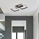 Lustra Led Vertex, 2 Patrate, Liniara, Lumina Rece/Calda/Neutra - vivimall.ro