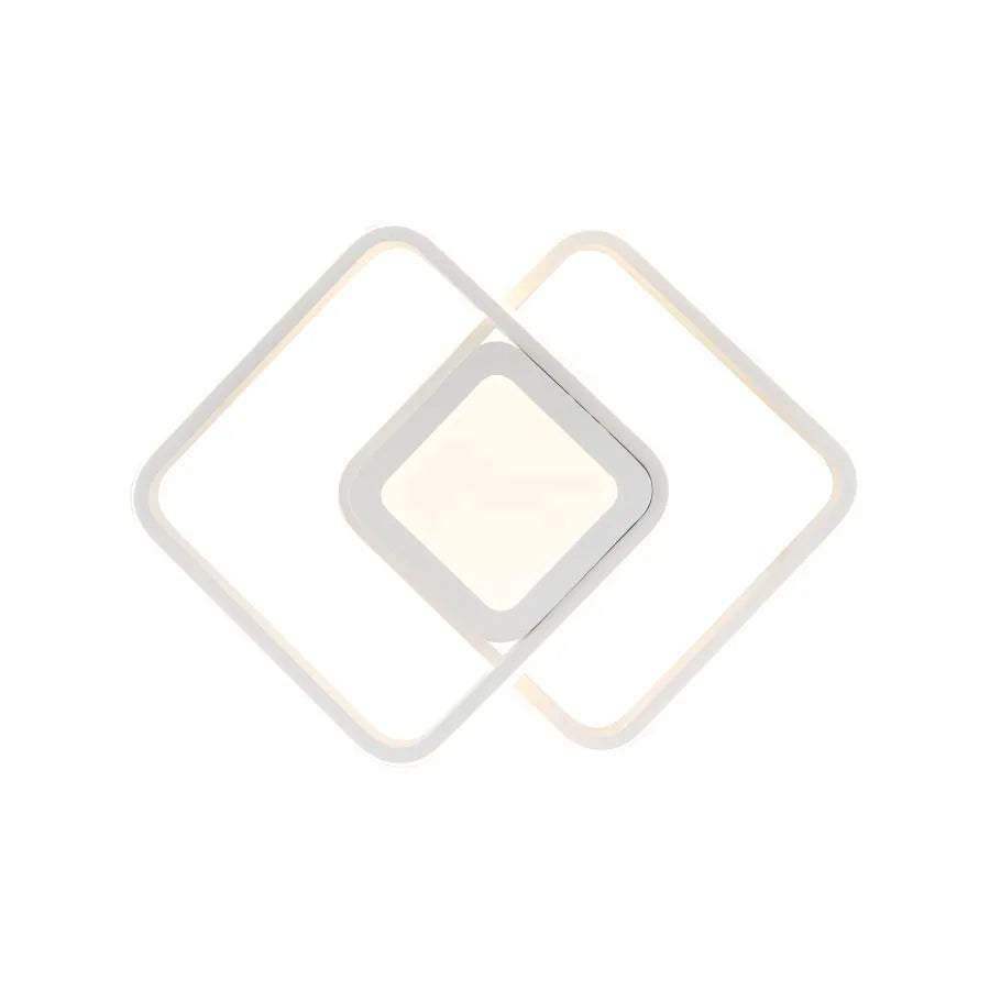 Lustra Led Duoform, 3 Patrate, Lumina Rece/Calda/Neutra - vivimall.ro
