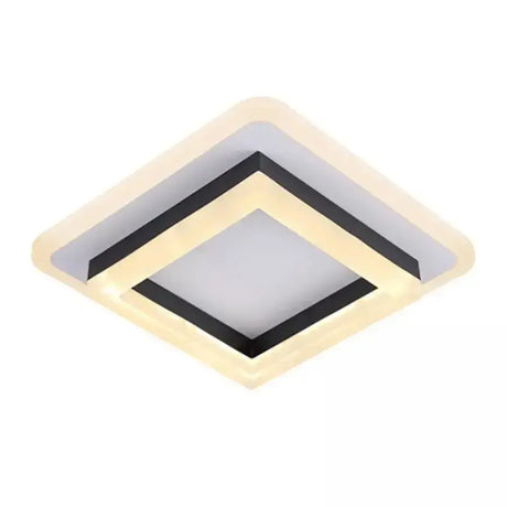 Lustra Led Moderna W, Lungime 20 Cm, Patrata, Lumina Rece/Calda/Neutra - vivimall.ro