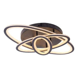 Lustra Led Cu Telecomanda Gentiana, 3 Elipse, Lumina Rece/Calda/Neutra, Dimabila - vivimall.ro