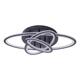 Lustra Led Cu Telecomanda Gentiana, 3 Elipse, Lumina Rece/Calda/Neutra, Dimabila - vivimall.ro