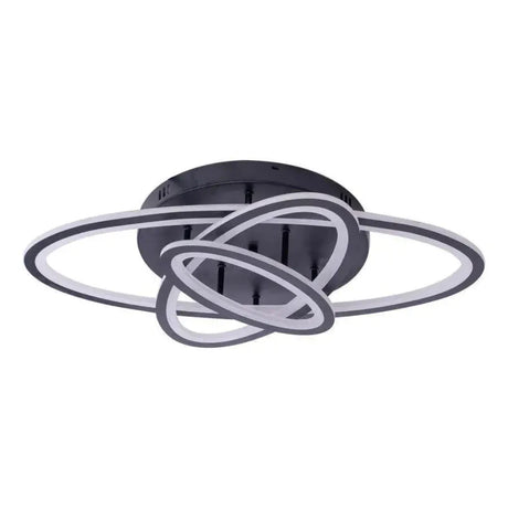 Lustra Led Cu Telecomanda Gentiana, 3 Elipse, Lumina Rece/Calda/Neutra, Dimabila - vivimall.ro