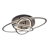 Lustra Led Cu Telecomanda Gentiana, 3 Elipse, Lumina Rece/Calda/Neutra, Dimabila - vivimall.ro