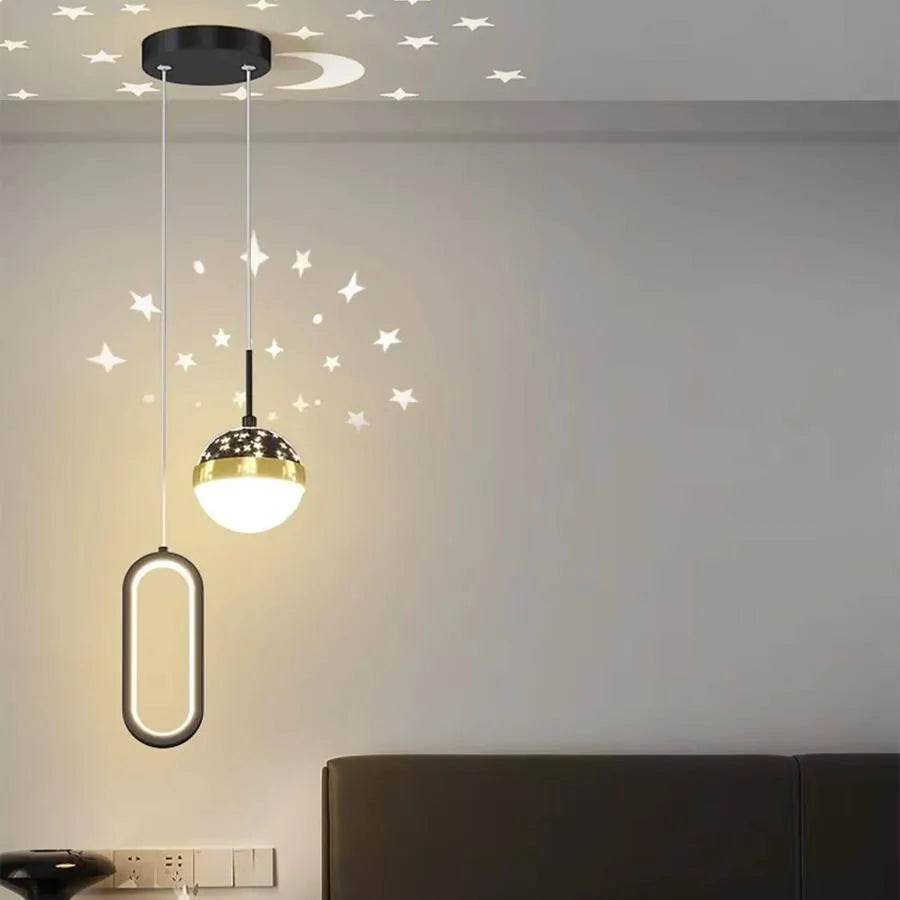 Lustra Led Suspendata Gilona, Lumina Rece/Calda/Neutra - vivimall.ro
