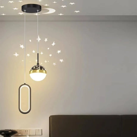 Lustra Led Suspendata Gilona, Lumina Rece/Calda/Neutra - vivimall.ro