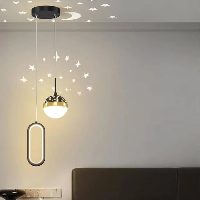 Lustra Led Suspendata Gilona, Lumina Rece/Calda/Neutra - vivimall.ro