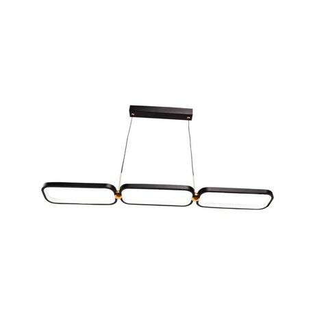 Lustra Led Cu Telecomanda Hansa, 3 Elemente, Liniara, Lumina Rece/Calda/Neutra, Dimabila - vivimall.ro