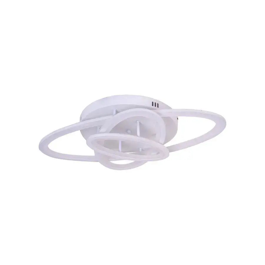 Lustra Led Cu Telecomanda Gentiana, 3 Elipse, Lumina Rece/Calda/Neutra, Dimabila - vivimall.ro