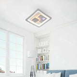 Lustra Led Keren, Diametru 26Cm, Patrata, Lumina Rece/Calda/Neutra - vivimall.ro