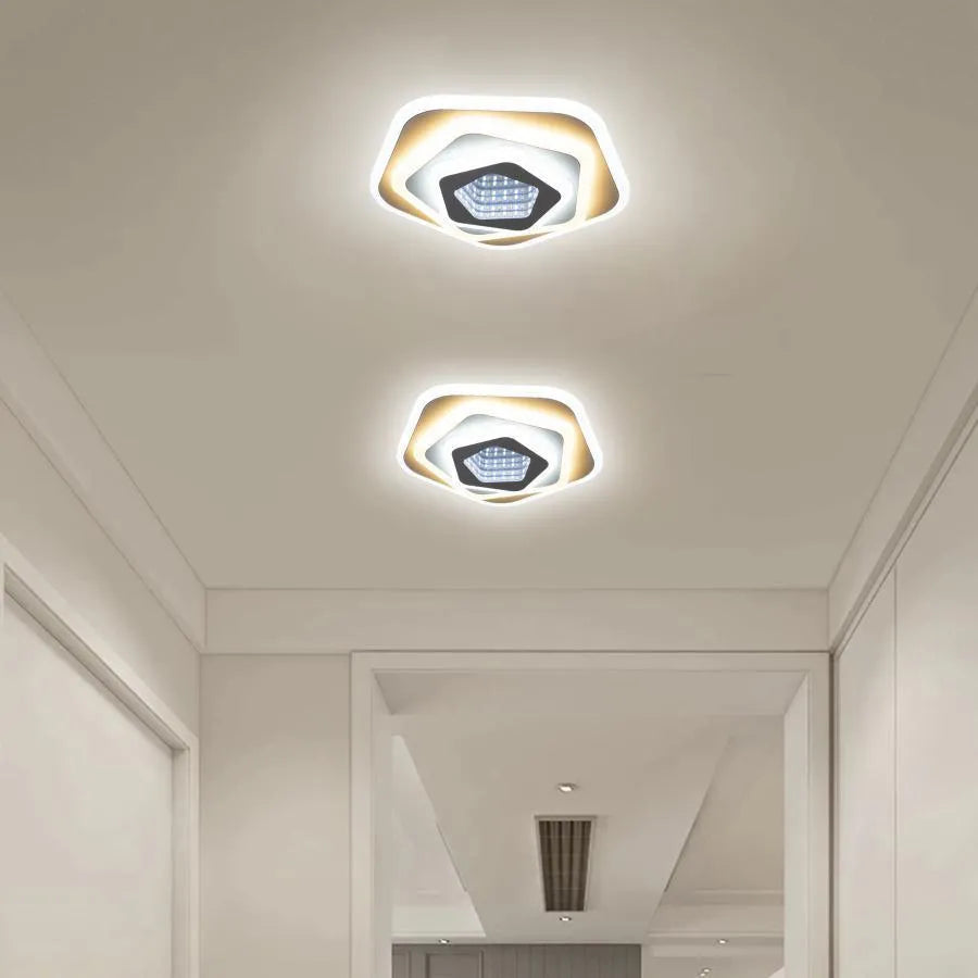 Lustra Led Nexa 3D, Diametru 23Cm, Lumina Rece/Calda/Neutra - vivimall.ro