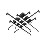 Lustra Led Cu Telecomanda Mora, 6 Elemente, Liniara, Lumina Rece/Calda/Neutra, Dimabila - vivimall.ro