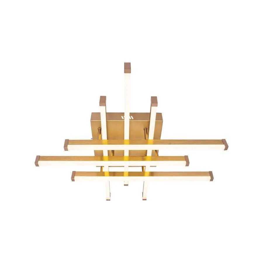 Lustra Led Cu Telecomanda Mora, 6 Elermente, Liniara, Lumina Rece/Calda/Neutra, Dimabila - vivimall.ro
