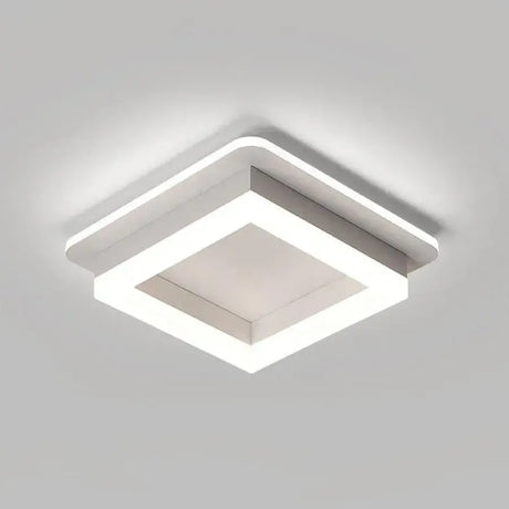 Lustra Led Moderna, Diametru 22Cm, Patrata, Lumina Rece/Calda/Neutra - vivimall.ro