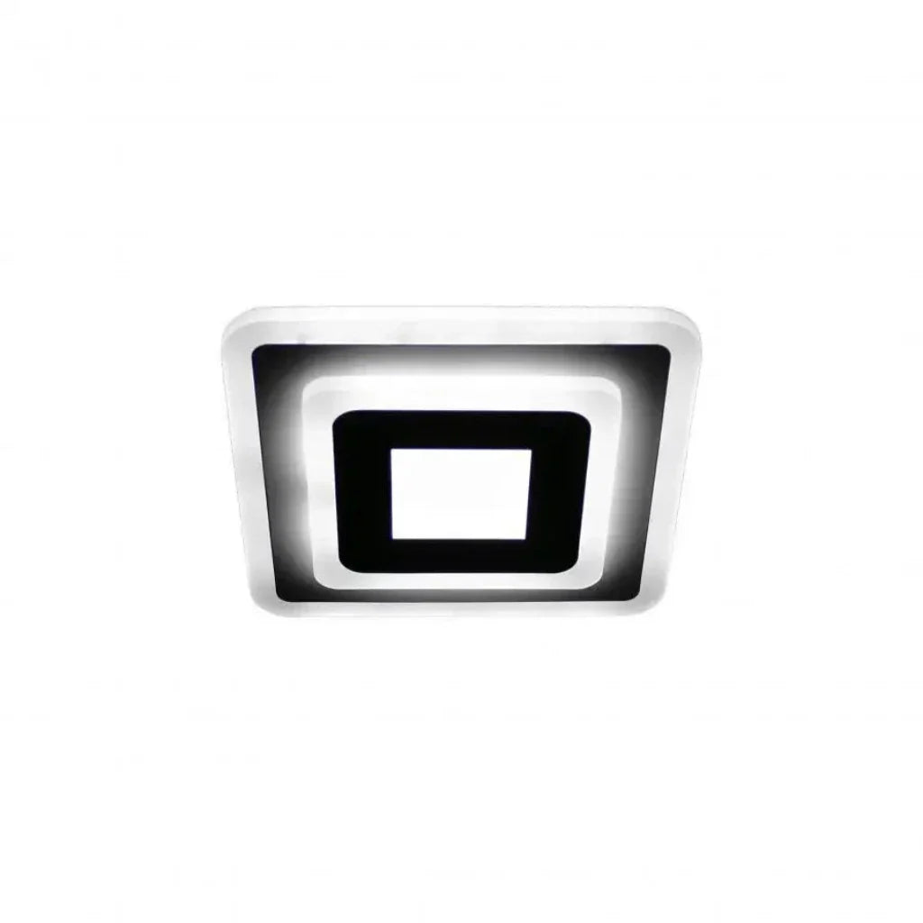 Lustra Led Mornika, Diametru 25Cm, Patrata, Lumina Neutra - vivimall.ro