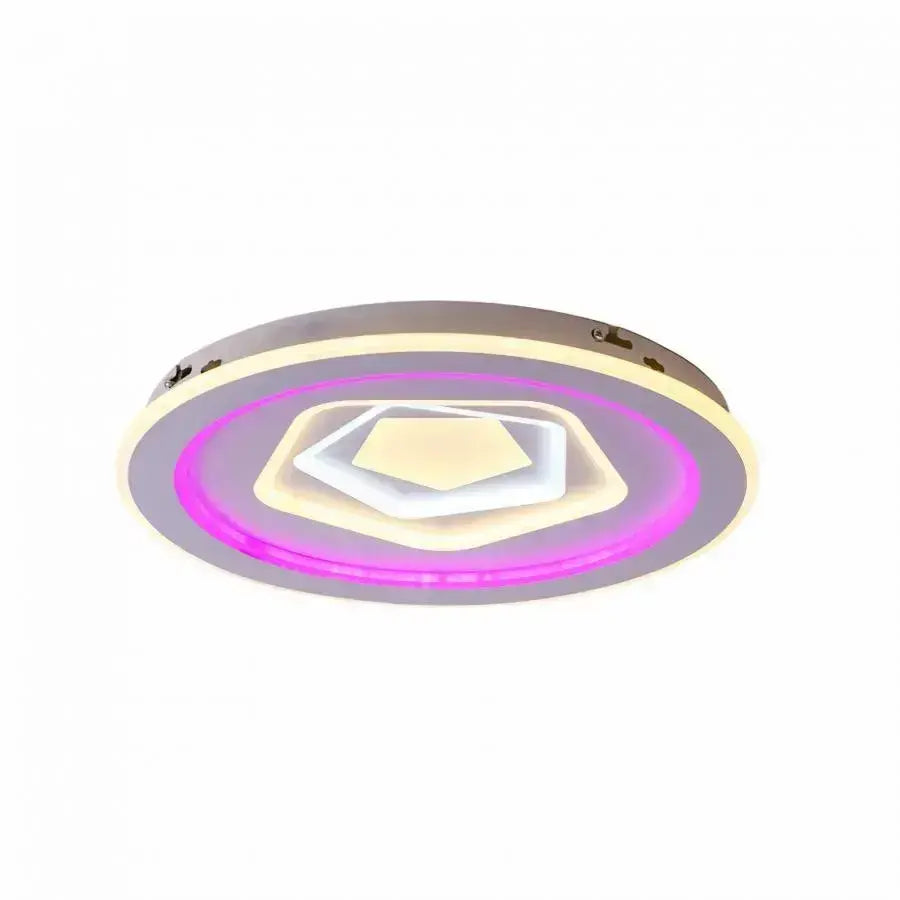 Lustra Led Cu Telecomanda Meira Rgb, Lumina Rece/Calda/Neutra, Dimabila - vivimall.ro