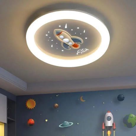 Lustra Led Rocket, Diametru 49Cm, Lumina Rece/Calda/Neutra - vivimall.ro