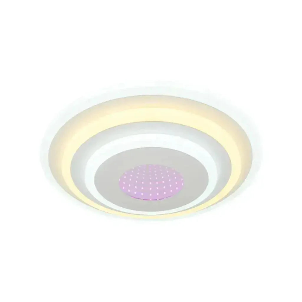 Lustra Led Nivara 3D, Diametru 30Cm, Lumina Rece/Calda/Neutra - vivimall.ro