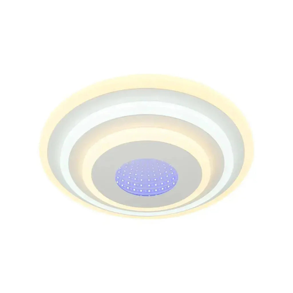 Lustra Led Nivara 3D, Diametru 30Cm, Lumina Rece/Calda/Neutra - vivimall.ro