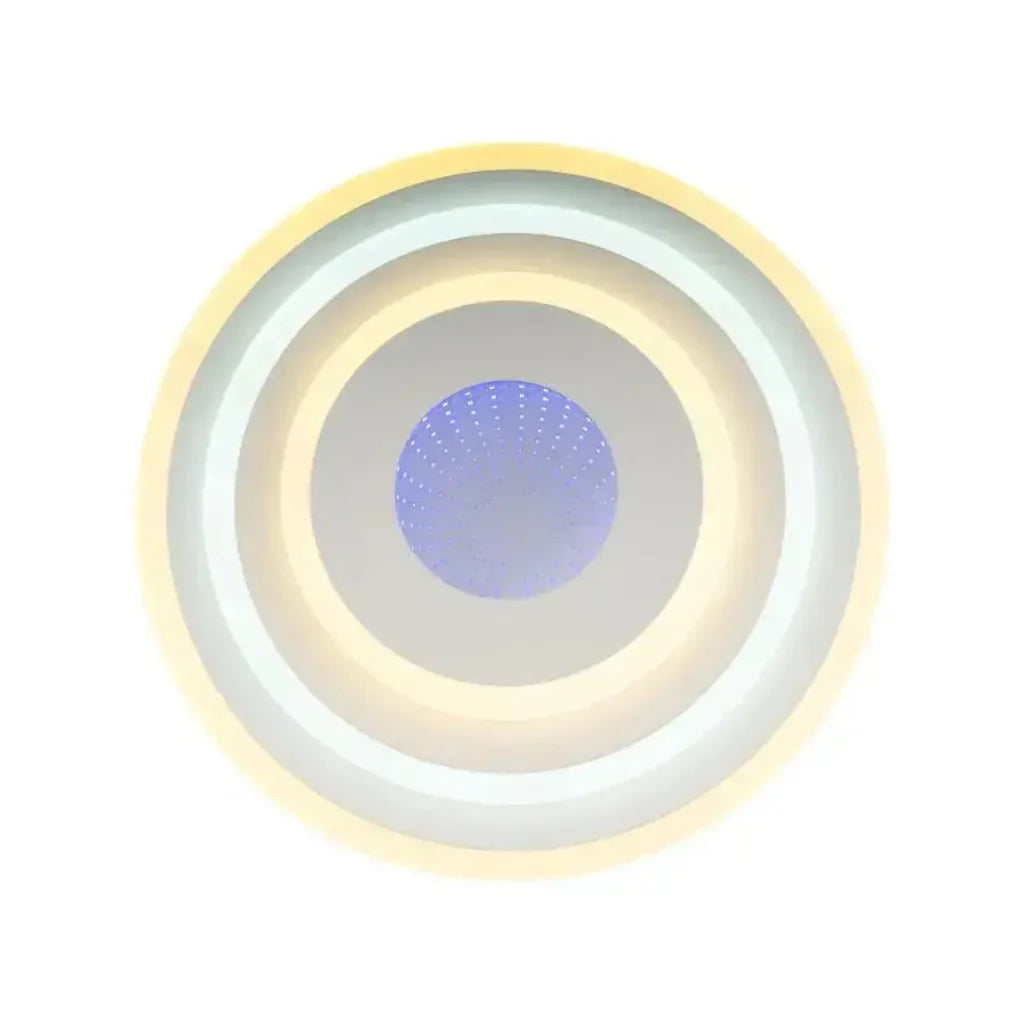 Lustra Led Nivara 3D, Diametru 30Cm, Lumina Rece/Calda/Neutra - vivimall.ro