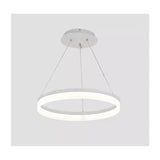 Lustra Led Suspendata Cu Telecomanda Azariah, 1 Cerc, Lumina Rece/Calda/Neutra, Dimabila - vivimall.ro