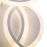 Lustra Led Cu Telecomanda Lucy, 4 Cercuri, Lumina Rece/Calda/Neutra, Dimabila - vivimall.ro