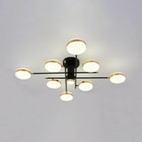 Lustra Led Cu Telecomanda Si Cristal Misel , 9 Elemente, Lumina Rece/Calda/Neutra, Dimabila - vivimall.ro