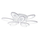 Lustra Led Cu Telecomanda Sunflower, 9 Elemente, Lumina Rece/Calda/Neutra, Dimabila - vivimall.ro