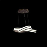 Lustra Led Suspendata Cu Telecomanda Infinity Loop, Lumina Rece/Calda/Neutra, Dimabila - vivimall.ro