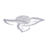 Lustra Led Cu Telecomanda Lotus, 3 Petale, Lumina Rece/Calda/Neutra, Dimabila - vivimall.ro