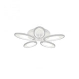Lustra Led Cu Telecomanda Sunflower, 5 Elemente, Lumina Rece/Calda/Neutra, Dimabila - vivimall.ro