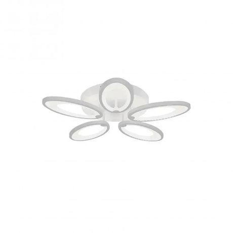Lustra Led Cu Telecomanda Sunflower, 5 Elemente, Lumina Rece/Calda/Neutra, Dimabila - vivimall.ro