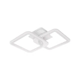 Lustra Led Cu Telecomanda Zoe, 2 Patrate, Lumina Rece/Calda/Neutra, Dimabila - vivimall.ro