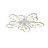 Lustra Led Cu Telecomanda Blossom, 5 Petale, Lumina Rece/Calda/Neutra, Dimabila - vivimall.ro