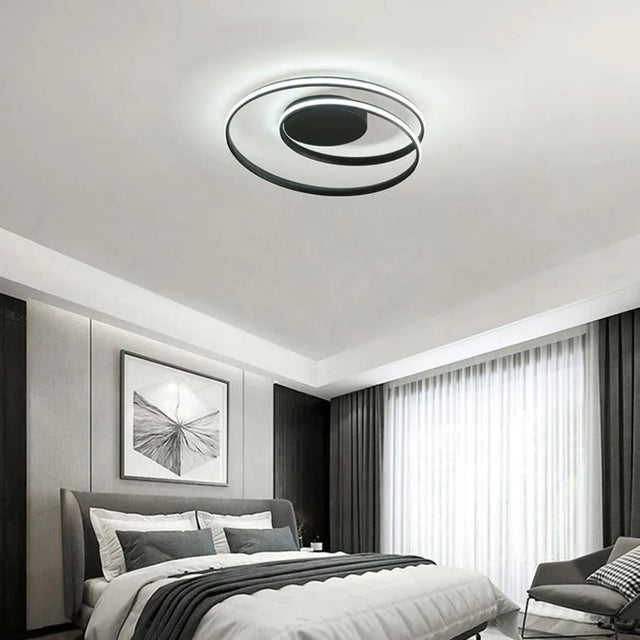 Lustra Led Cu Telecomanda Vector Arcadia, Lumina Rece/Calda/Neutra, Dimabila - vivimall.ro