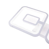 Lustra Led Cu Telecomanda Felix, 3 Patrate, Lumina Rece/Calda/Neutra, Dimabila - vivimall.ro
