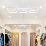 Lustra Led Cu Telecomanda Felix, 3 Patrate, Lumina Rece/Calda/Neutra, Dimabila - vivimall.ro